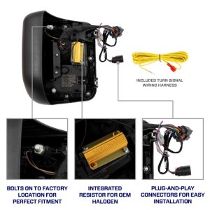 Jeep Gladiator Tail Lights - Rear - FORM Lighting - LED, Sequential Turn Signal, Unique Startup Sequence - Red - `20-`26